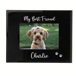 Personalised Pet Photo Frame Any Wording Cat Dog Paw Print Frame My Best Friend Can Be Changed