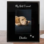 Personalised Pet Photo Frame Any Wording Cat Dog Paw Print Frame My Best Friend Can Be Changed