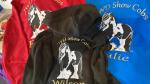 PERSONALISED HORSE RIDING HOODIE traditional PIEBALD GYPSY COB VANNER HEAVY HORSE