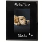 Personalised Pet Photo Frame Any Wording Cat Dog Paw Print Frame My Best Friend Can Be Changed
