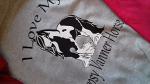 PERSONALISED HORSE RIDING HOODIE traditional PIEBALD GYPSY COB VANNER HEAVY HORSE