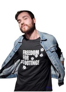 Freedom for Tooting - Mens/Adults Novelty Tshirt - Citizen Smith/Wolfie - Retro/Gift/Party/Fancy Dress