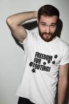 Freedom for Tooting - Mens/Adults Novelty Tshirt - Citizen Smith/Wolfie - Retro/Gift/Party/Fancy Dress