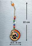 Personalised Pet Memorial Sun Catcher – Hand-Painted Rainbow Bridge Tribute – Pet Loss Sympathy Gift for Dog or Cat – In Memory Keepsake
