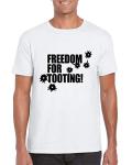 Freedom for Tooting - Mens/Adults Novelty Tshirt - Citizen Smith/Wolfie - Retro/Gift/Party/Fancy Dress