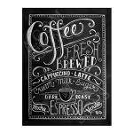 Coffee Kitchen Sign Metal Plaque For Kitchen Home Bar Pub Man Cave Shed Garden Food Sign Home Decor Ref2807 (10X8 inches (Approx)25cmx20cm)
