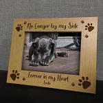 RED OCEAN Personalised Pet Memorial Photo Frame Wooden 7x5 Memorial Gift For Pet Dog Cat Family Keepsake