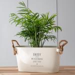 Garden Planters Outdoor and Indoor - Engraved Personalised Garden Long Plant Pots Outdoor | Thank You Teacher Gifts for Birthday Garden Pots and Planters | Dust and Things