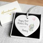 Beecreative First Mothers Day Gifts, Personalised 1st Mothers Day Gifts for Mummy Nanny Nanna Granny Grandma Nan, Mothers Day From Daughter Son, With Gift Box
