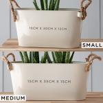 Garden Planters Outdoor and Indoor - Engraved Personalised Garden Long Plant Pots Outdoor | Thank You Teacher Gifts for Birthday Garden Pots and Planters | Dust and Things