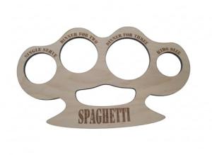 Spaghetti Pasta Noodle Knuckle Duster Measure Tool Utensil Serving 1-4 Portions, novelty kitchen gift, stocking filler, small gift