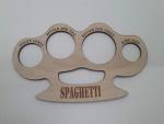 Spaghetti Pasta Noodle Knuckle Duster Measure Tool Utensil Serving 1-4 Portions, novelty kitchen gift, stocking filler, small gift