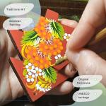 Christmas Ornament Owl Wooden Ukrainian Country Hand-painted 2,6 х 3,7 х 0,2 Inch Bird Boho Decoration for Hanging and Collectible for Owls Lovers