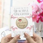 Maise &Rose Pocket Hug Daughter Token | Hug Gift For Daughter | Thinking Of You | Miss You | Pocket Hug From Mum | Cheer Up Gift | Letterbox Gift | Get Well Soon | Positive Pick Me Up | TKD