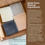 the Natural Spa Face Wash Bar Sampler Box, Includes 4 Handcrafted Vegan Face Soap Bars, Unique Beauty Gifts Sets for Women, Gift-Ready Skin Care Bars in Letterbox Packaging, Box of 4 15g bars