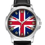 UNION JACK UK UNITED KINGDOM FLAG CUSTOMIZED MEN'S GENTS WRIST WATCH BIRTHDAY FATHER'S DAY BEST GIFT ENGRAVED