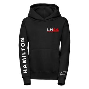 Studio 24 Signature Collection Lewis Hamilton Hoodie Signature Hooded Sweater 44 Racing Hoody Free UK Shipping (XL, Black)