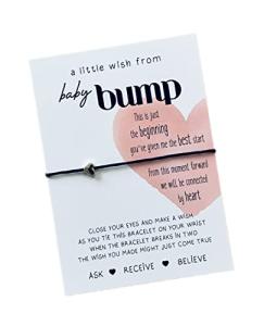 A little wish from the bump | Pregnancy wish bracelet | Pregnancy gift | Gift from the baby bump | Birthday gift for a Mummy to be | Mother's Day