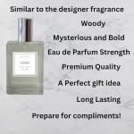 The Smelly Wax Company ON01 Ombre Mens Similar Eau De Parfum | Bold Woody Amber Fragrance | Long Lasting Perfume Alternative for Men – 50ml