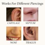 Gold Cartilage Earring - 18 Gauge 8mm Gold Helix Hoop - 14k Gold Filled Helix Earrings for Women - Small Cartilage Hoops