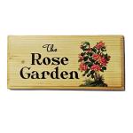 The Rose Garden Sign, Nannys Rose Garden Plaque, Rose House Sign