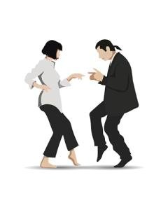 Pulp fiction Print | This kitchen is for dancing Poster | Kitchen sign | Kitchen decor