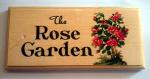 The Rose Garden Sign, Nannys Rose Garden Plaque, Rose House Sign