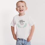 Flower Girl T-Shirt | Wedding Proposal Gift for Kids | Bridal Party Wedding Day Children Girl | Baby Toddler Wedding Top | Pink Design