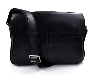 Leather satchel mens messenger ladies handbag shoulderbag ipad tablet leather bag black crossbody leather sling leather tablet
