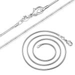 Seafoam Light Blue Cornish Seaglass Necklace With Silver Vein Shaped Bail, Handmade in Cornwall - Gift Boxed - A18