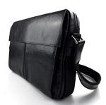 Leather satchel mens messenger ladies handbag shoulderbag ipad tablet leather bag black crossbody leather sling leather tablet