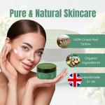 Beef Tallow Whipped Cream Moisturiser – Ylang Ylang Fragrant Oil, Jojoba Oil, Vitamin E, A, D, K | Face, Body, Cracked Heels | 100% Organic Grass Fed Tallow | Made in UK by (CJ TALLOW) Net Wt 60ml