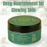 Beef Tallow Whipped Cream Moisturiser – Ylang Ylang Fragrant Oil, Jojoba Oil, Vitamin E, A, D, K | Face, Body, Cracked Heels | 100% Organic Grass Fed Tallow | Made in UK by (CJ TALLOW) Net Wt 60ml