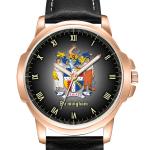 BIRMINGHAM CITY COAT OF ARMS ENGLAND GENTS MEN'S GENTS WRIST WATCH BIRTHDAY FATHER'S DAY BEST GIFT ENGRAVED