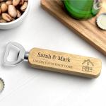 Beecreative Personalised New Home Gifts For Couple, House Warming Gifts New Home, Personalised New Home Gifts, First Home Gifts, New Home Present, Wooden Bottle Opener