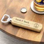 Beecreative Personalised New Home Gifts For Couple, House Warming Gifts New Home, Personalised New Home Gifts, First Home Gifts, New Home Present, Wooden Bottle Opener