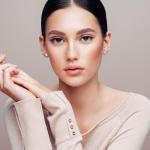 Weviway Silver Aquamarine Stud Earrings for Women Girls Blue Teardrop Earrings 925 Sterling Silver Cubic Zirconia Stud Earrings Handmade Crystal Earrings for Gifts