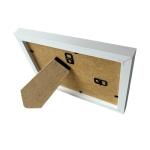 Handcrafted Dog Pet Loss Remembrance Photo Frame, 6x4 inches, White Frame, Gift for Grieving Pet Lovers