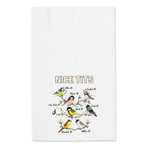 Funny NICE TITS Decorative Kitchen Tea Towel Microfiber 50 x 30 cm Gift Idea