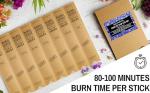 Highly Scented Incense Sticks, 80-100 Minutes Burn Time per Stick, Handmade in the UK, 10 Sticks (Crede)