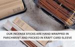 Highly Scented Incense Sticks, 80-100 Minutes Burn Time per Stick, Handmade in the UK, 10 Sticks (Crede)