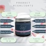 The Ilex Wood - 100% Natural Handcrafted Face Care, Vegan, Moisturising, Anti Ageing, Wrinkle and Line Reducing Ingredients (Rose and Frankincense Gift Set - Face Cream and Serum)
