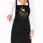 Pink Positive Mother's Day Gift Personalised Apron | Name Kitchen Apron Cooking Baking Gift for Woman