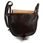Ladies handbag leather bag clutch hobo bag shoulder bag dark brown crossbody bag made in Italy genuine leather