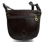 Ladies handbag leather bag clutch hobo bag shoulder bag dark brown crossbody bag made in Italy genuine leather
