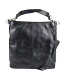 Leather Women's Handbag - Elegant Shoulder Bag with Premium Italian Leather and Durable Construction - made in Italy - black
