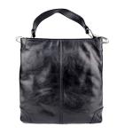 Leather Women's Handbag - Elegant Shoulder Bag with Premium Italian Leather and Durable Construction - made in Italy - black