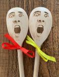 Personalised Face Engraved Wooden Spoon -Facial Features - Funny Custom Photo Gift for Friends & Family - Unique Birthday, Housewarming or Best Friend Present - Handmade Kitchen Keepsake