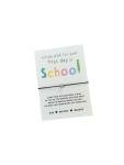 First day at school gift | First day at school wish bracelet | Good luck present for starting school