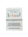 First day at school gift | First day at school wish bracelet | Good luck present for starting school